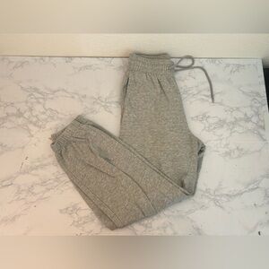 H & M Basic Joggers Women’s XS Gray Tapered Leg Sweatpants Drawstring Pants